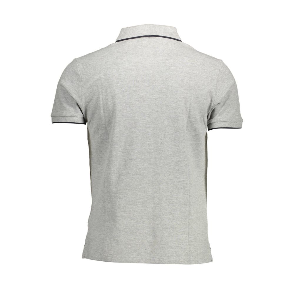 North Sails Gray Cotton Polo Shirt - Effortless Nautical Style