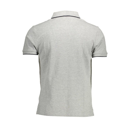 North Sails Gray Cotton Polo Shirt - Effortless Nautical Style