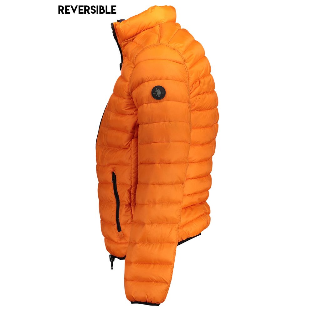 U.S. Polo Assn. Reversible Orange Nylon Jacket