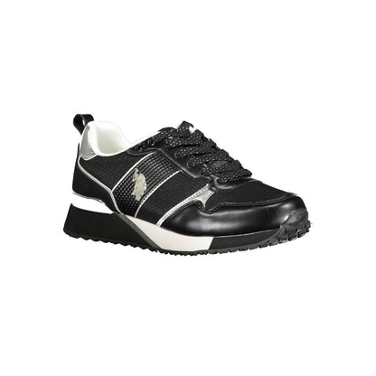 U.S. Polo Assn. White Polyester Sneaker
