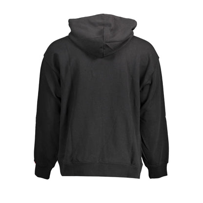 Levi's Black Cotton Hoodie Sweatshirt