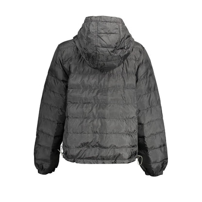 Levi's Black Polyester Hooded Jacket