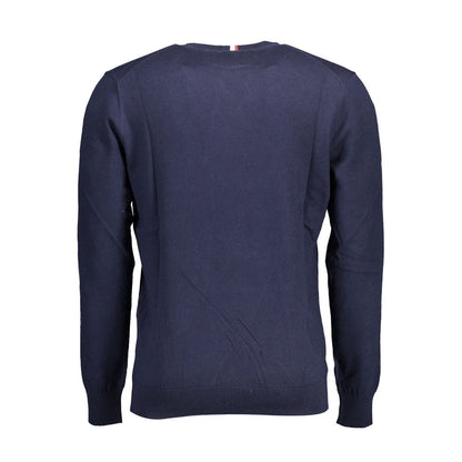 U.S. POLO ASSN. Blue Cotton Sweater - Classic Comfort Meets Style