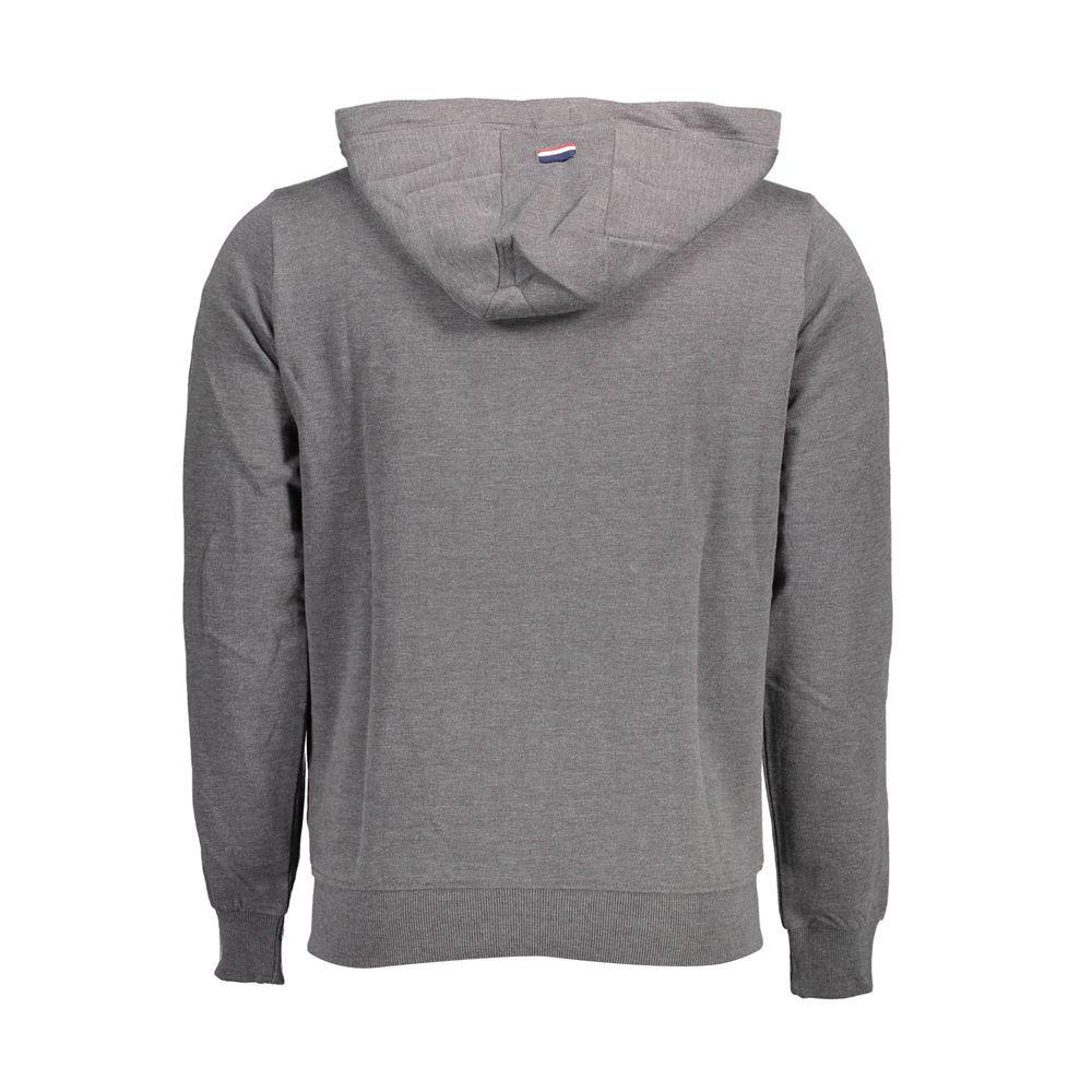 U.S. POLO ASSN. Grey Cotton Hooded Sweatshirt