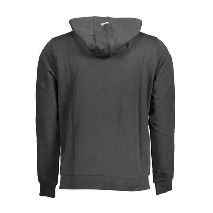 U.S. Polo Assn. Black Cotton Hooded Sweatshirt