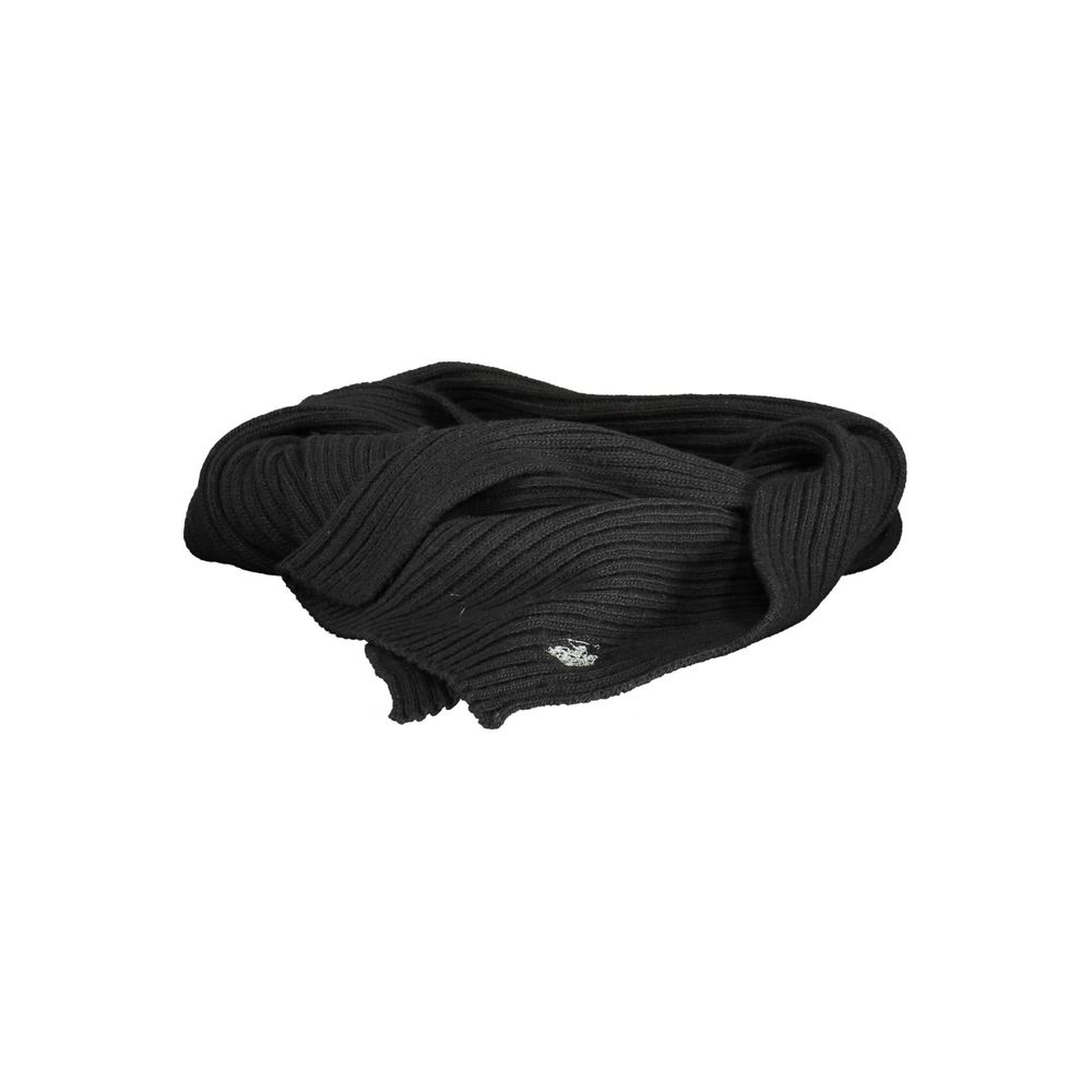 U.S. Polo Assn. Black Wool Scarf