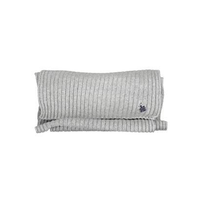U.S. Polo Assn. Gray Wool Scarf