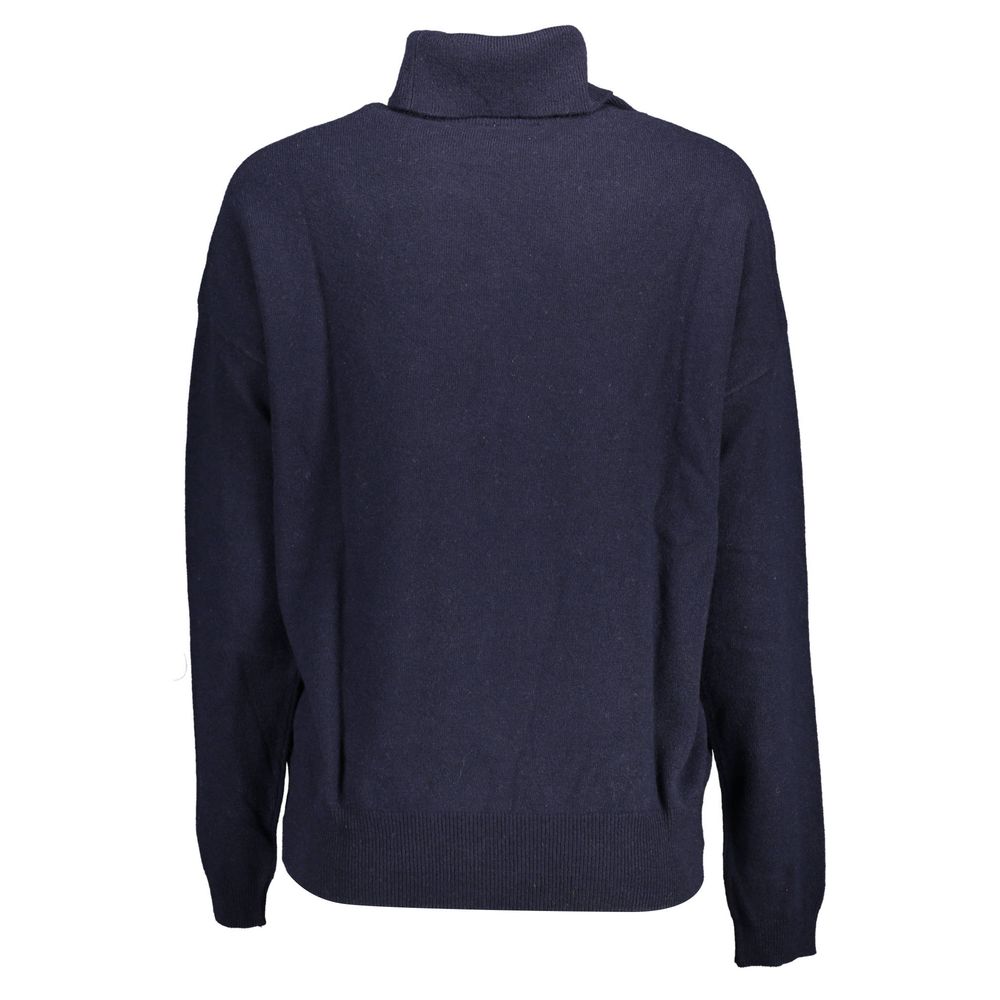 U.S. Polo Assn. Blue Wool Turtleneck Sweater