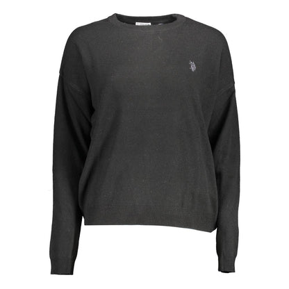 U.S. POLO ASSN. Black Wool Sweater - Timeless Elegance and Comfort