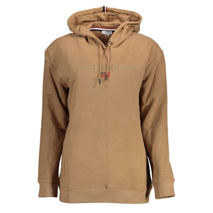 U.S. POLO ASSN. Brown Cotton Hooded Sweatshirt