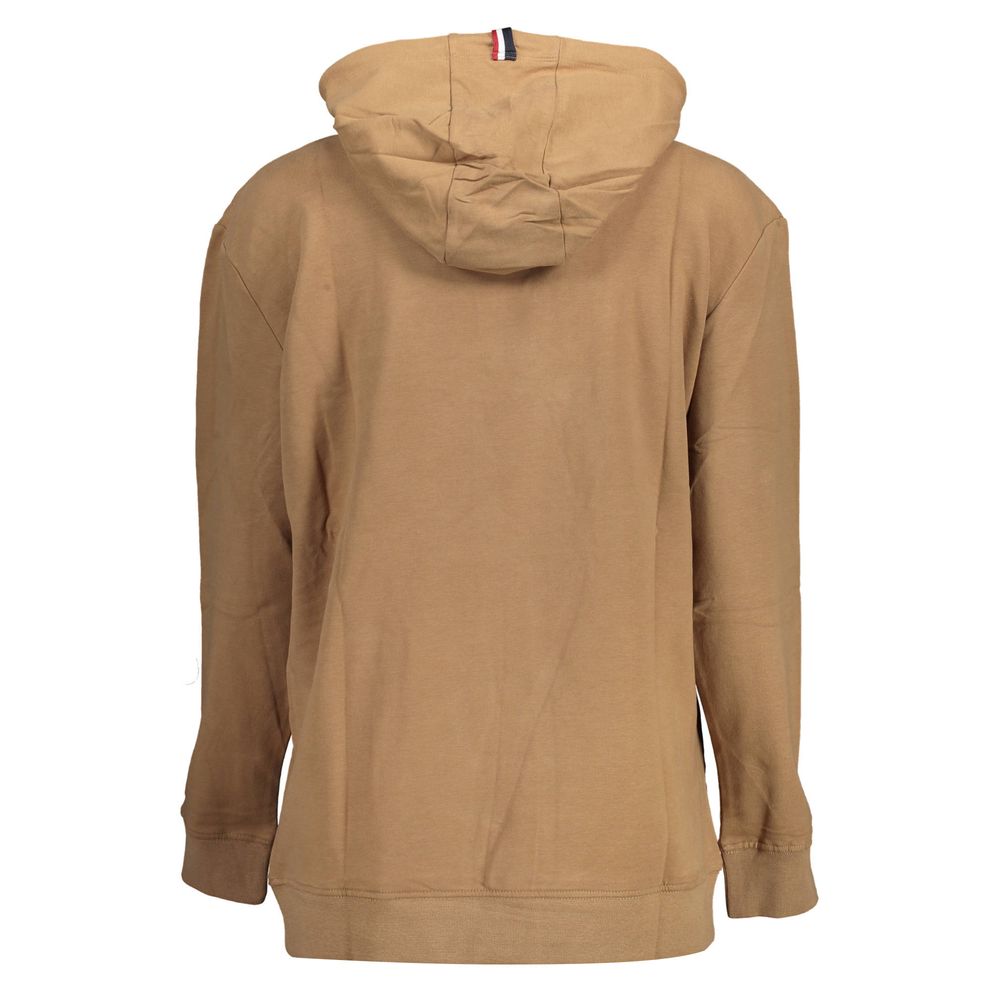 U.S. POLO ASSN. Brown Cotton Hooded Sweatshirt