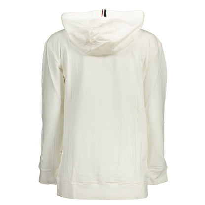 U.S. Polo Assn. White Cotton Hooded Sweatshirt