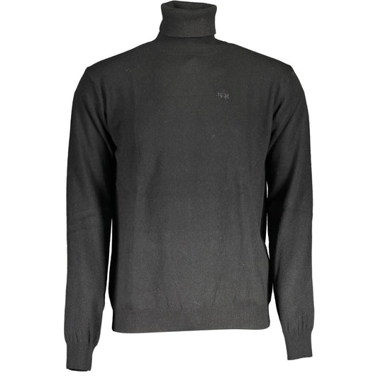 La Martina Black Wool Sweater - Elegant Comfort for Every Occasion
