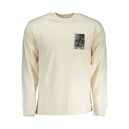 Vans White Long Sleeve Cotton T-Shirt