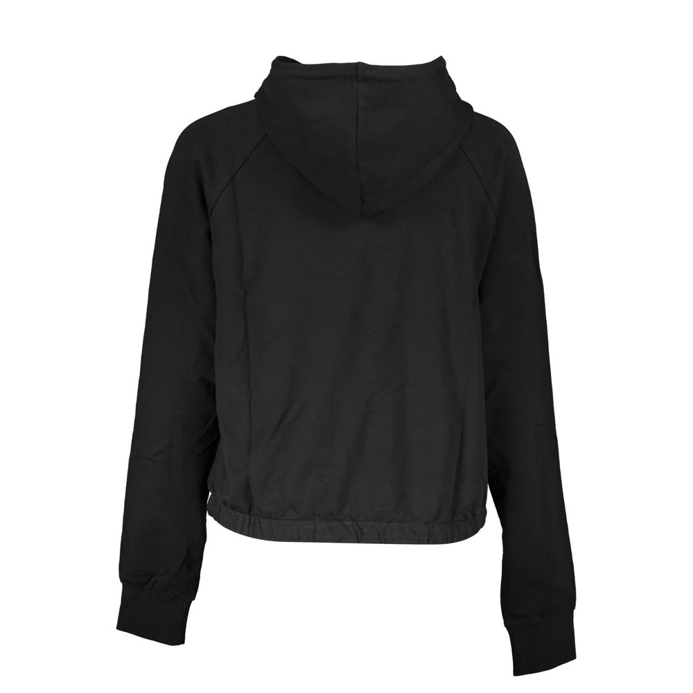 Fila Black Cotton Sweater - Stylish Comfort for Everyday Wear