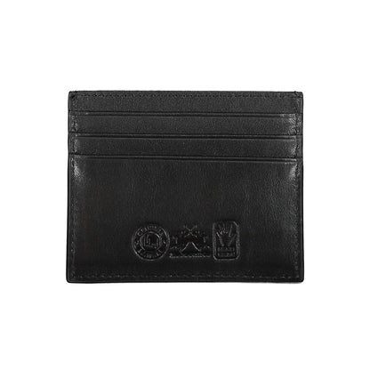 La Martina Black Leather Wallet – Elegant and Functional Card Holder