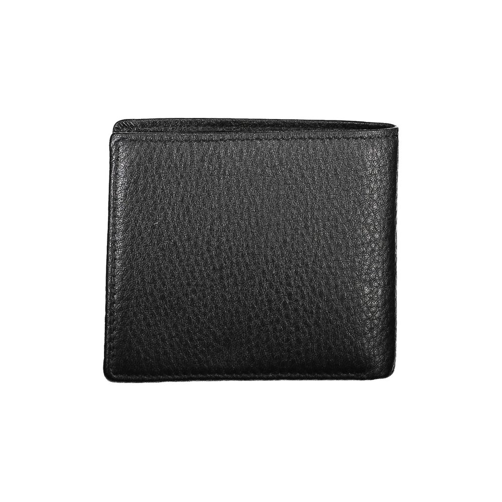 La Martina Black Leather Wallet - Elegant and Functional