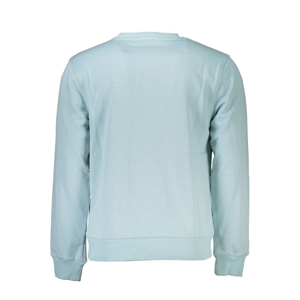 Cavalli Class Blue Cotton Sweater – Bold Comfort Redefined
