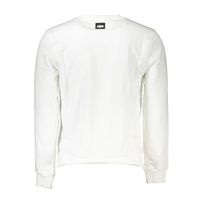 Cavalli Class White Cotton Sweater - Bold Urban Style
