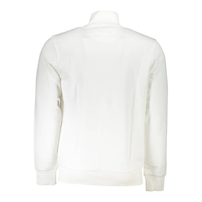 La Martina White Cotton Sweater - Stylish Comfort