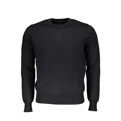 North Sails Black Fabric Sweater - Sustainable and Stylish