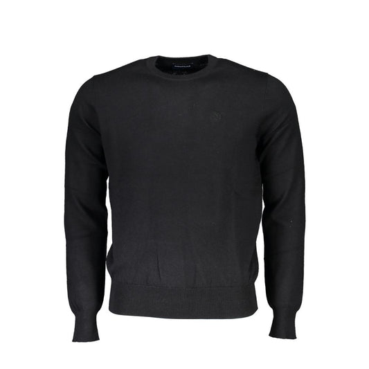 North Sails Black Fabric Sweater - Sustainable and Stylish