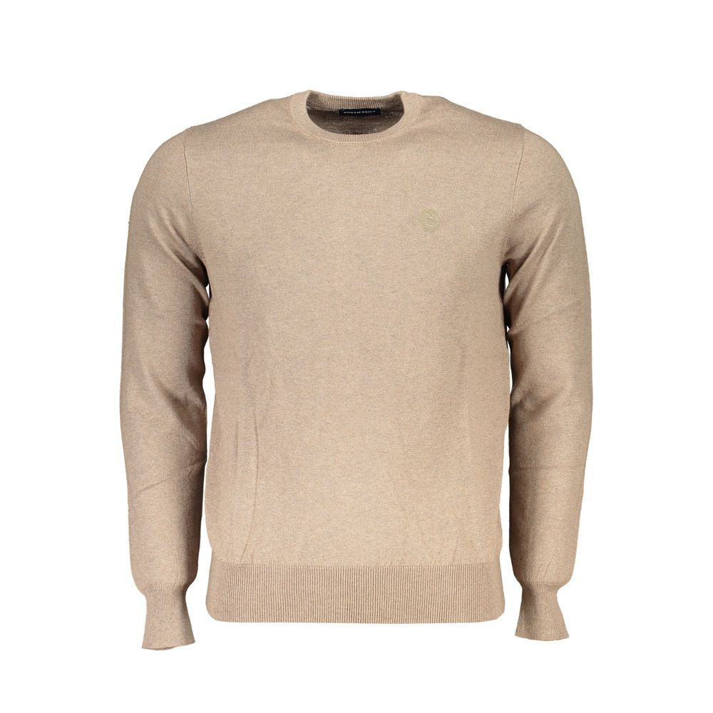 North Sails Beige Fabric Sweater: Sustainable Comfort for Everyday Adventures