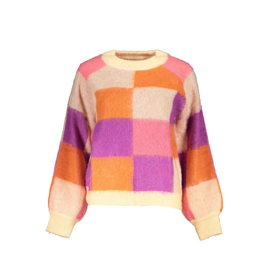 Desigual Pink Fabric Sweater - A Colourful Expression