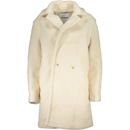 Desigual White Coat: A Statement of Bold Elegance