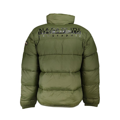 Napapijri Green Polyamide Jacket - Sustainable Adventure Essential