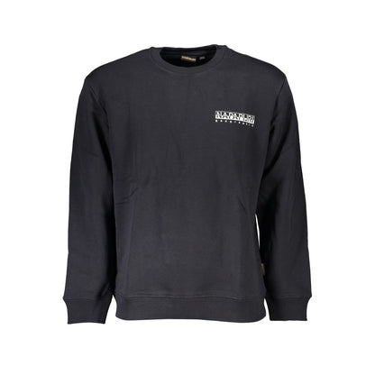Napapijri Black Cotton Sweater - Adventure-Ready Style