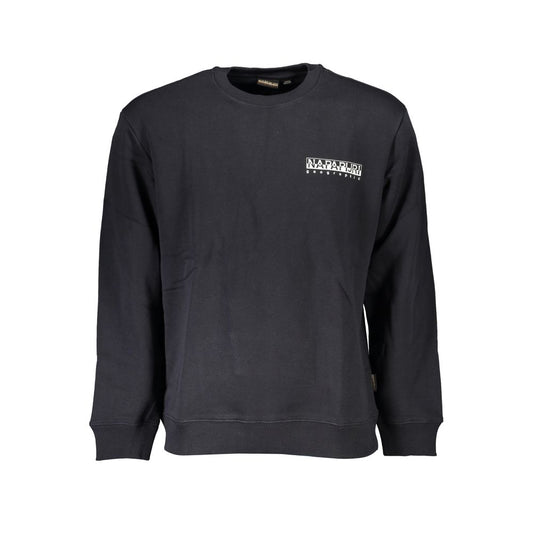 Napapijri Black Cotton Sweater - Adventure-Ready Style