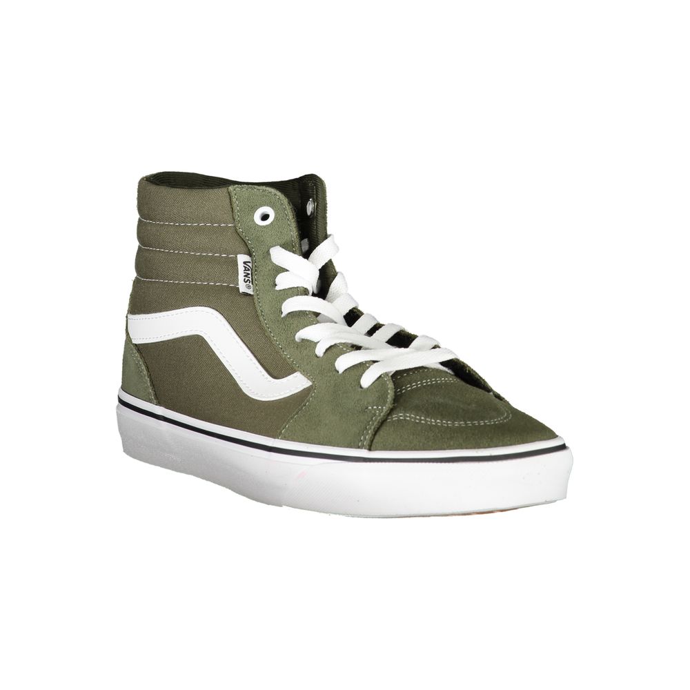 Vans Green Polyester Sneaker - Signature Skate Style