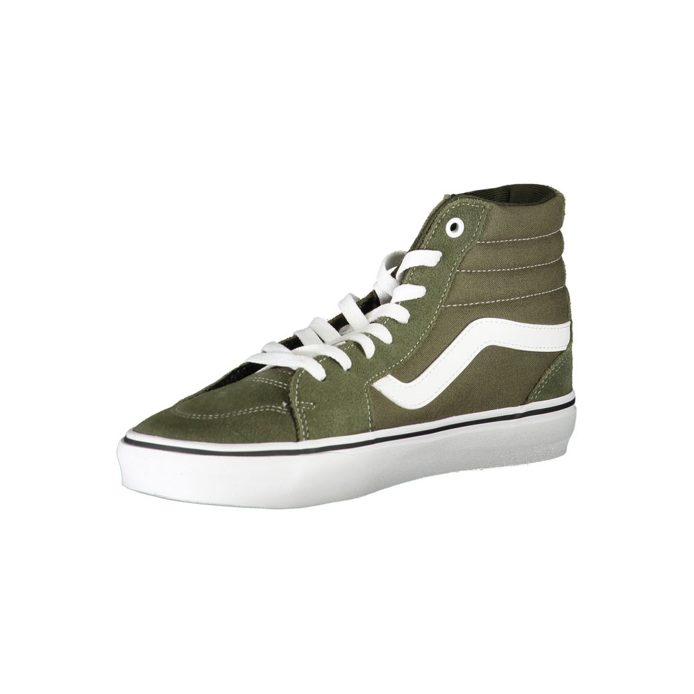 Vans Green Polyester Sneaker - Signature Skate Style
