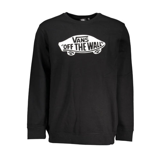 Vans Black Cotton Sweater - Classic Long Sleeved Sweatshirt