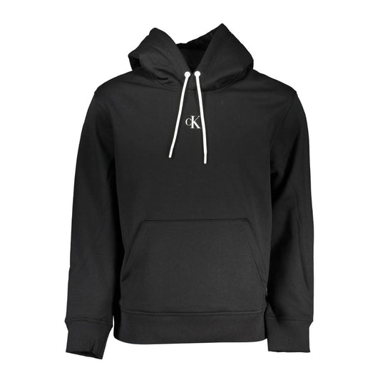 Calvin Klein Black Polyester Hoodie Sweater