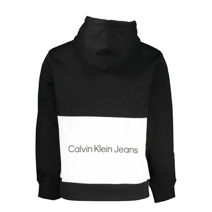 Calvin Klein Black Polyester Hoodie Sweater