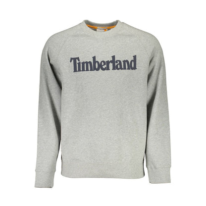 Timberland Gray Cotton Sweater - Comfortable and Stylish Choice