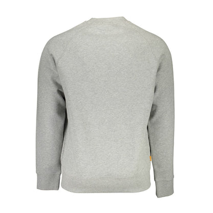 Timberland Gray Cotton Sweater - Comfortable and Stylish Choice