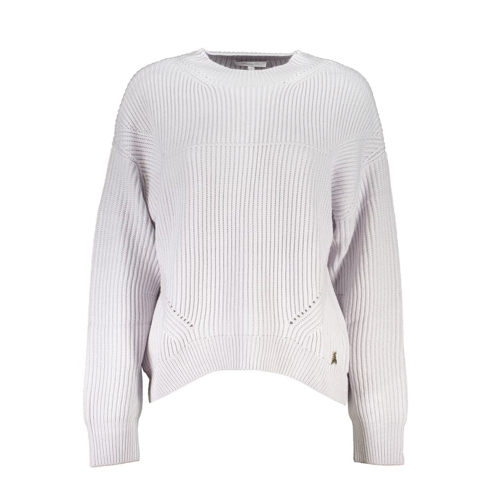 Patrizia Pepe Gray Fabric Sweater - Elegant Comfort Redefined