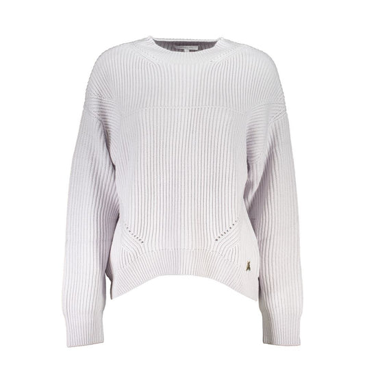 Patrizia Pepe Gray Fabric Sweater - Elegant Comfort Redefined