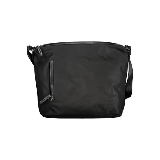 Mandarina Duck Black Nylon Handbag: Stylish Versatility