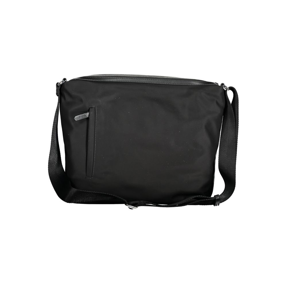 Mandarina Duck Black Nylon Handbag: Stylish Versatility