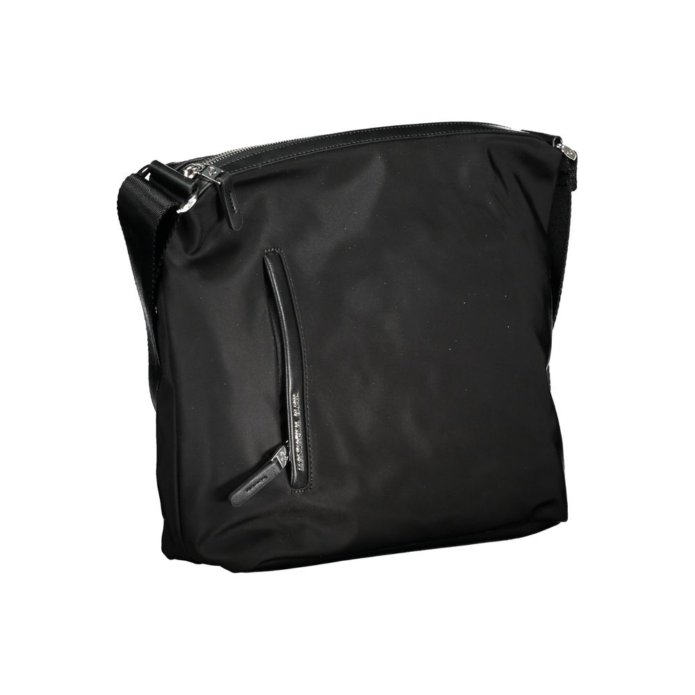 Mandarina Duck Black Nylon Handbag: Stylish Versatility