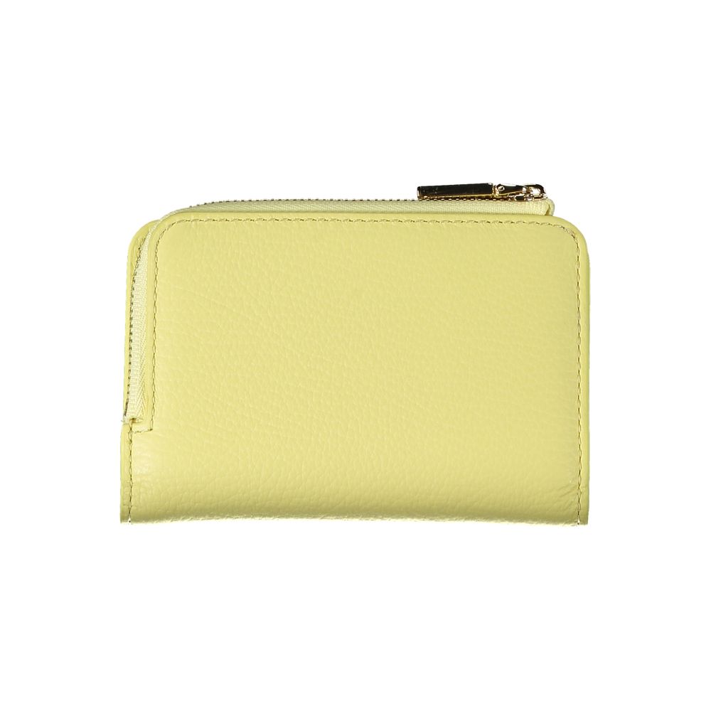 Coccinelle Yellow Leather Wallet - A Touch of Italian Elegance