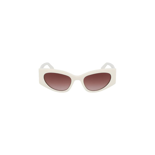 Liu Jo Designer White Acetate Sunglasses