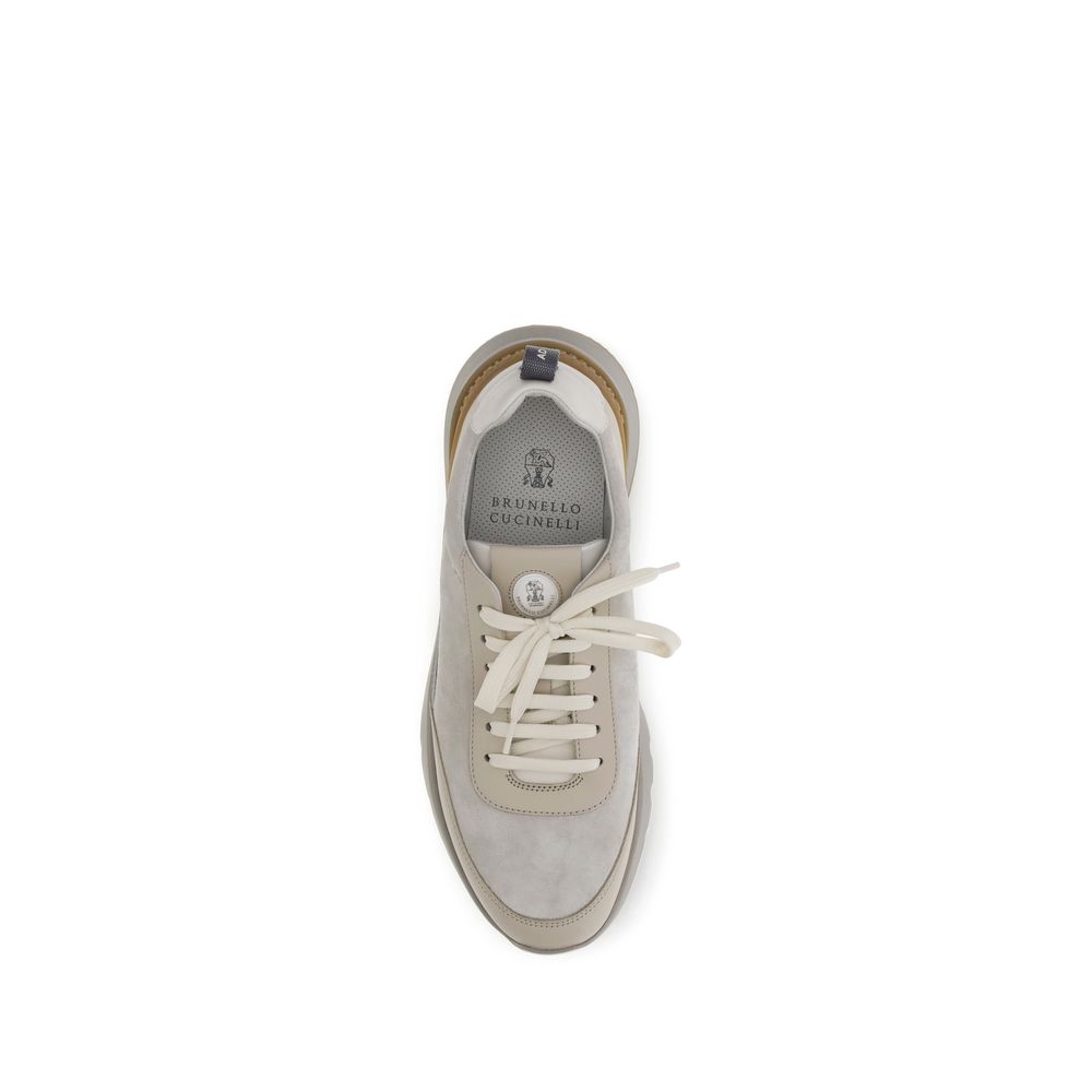 Brunello Cucinelli Leather Sneakers: Elegance Meets Comfort