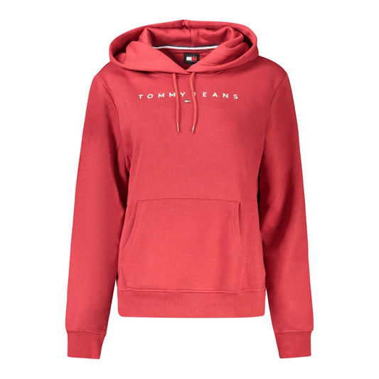Tommy Hilfiger Red Cotton Hoodie