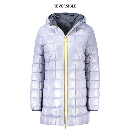 K-Way Reversible Long Jacket - Blue/Grey