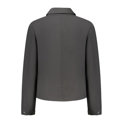 K-Way Black Polyester Long Sleeve Jacket